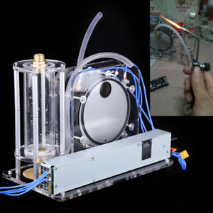 Electrolysis Water Machine Dry Hydrogen Oxygen Generator Water Welder +Spray Gun