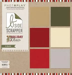 FOTOPLAY "HOLIDAY CHEER SOLIDS" 12X12 PAPIER WEIHNACHTEN 6 TEILE SCRAPJACK'S PLACE - Bild 1 von 1