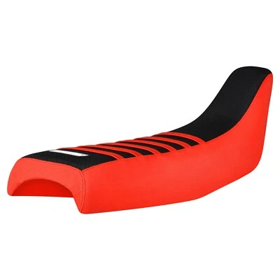Funda asiento Honda XR 200 R 1984-2002 ROJO BRILLANTE/NEGRO/ROJO BRILLANTE costilla #340 logotipo Foto 1 de 4