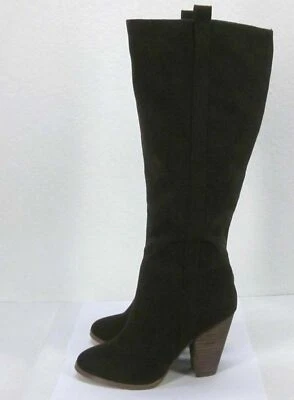 CHARLES by CHARLES DAVID SKYLER MARRÓN GAMUZA HASTA LA RODILLA CREMALLERA BOTAS PARA MUJER 7,5 M EE. UU. Foto 1 de 4