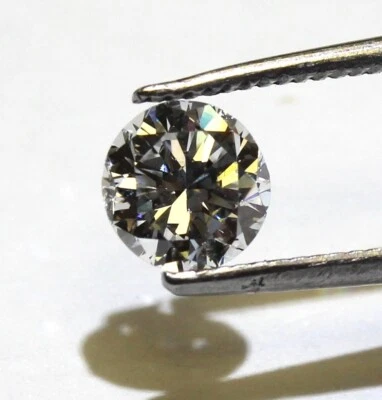 GIA loose certified .70ct SI1 D round Natural brilliant diamond estate vintage - Image 1 of 4