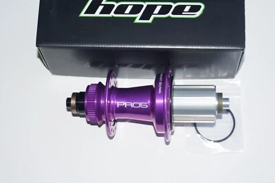 Hope Pro 5 Rear Hub 32H Alloy Freehub Center-Lock Disc QR 9/10/11 Speed Purple — 第 1/4 张图片