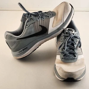 Nike Dual Fusion X Damen Größe 6 Lauf-/Tennisschuhe grau silber weiß - Bild 1 von 10