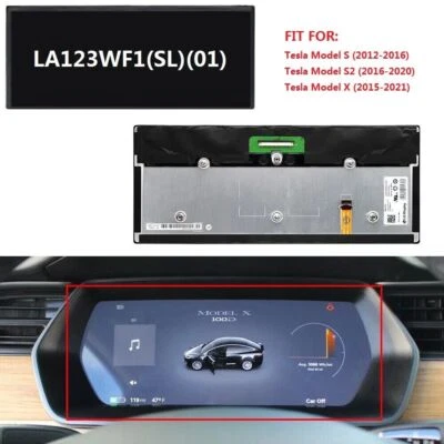 LCD Display Replacement For Tesla Model S/S2/X GEN 2 Digital Instrument Cluster - Image 1 of 4