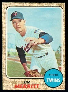 1968 TOPPS OPC O PEE CHEE MLB Baseball #64 Jim Merritt NM Minnesota Twins Card - Picture 1 of 1
