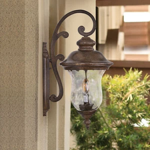22'' Vintage Royal Bronze LED Wall Light Outdoor Waterproof IP65 Sconce Fixture - Picture 1 of 8