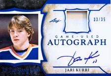 2020-21 Leaf In the Game Used Hockey Cards 25