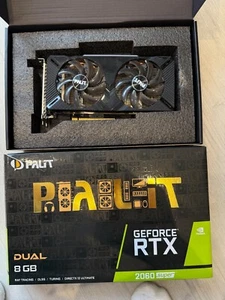 Palit GeForce RTX 2060 SUPER DUAL 8GB GDDR6 Graphics Card - Picture 1 of 4