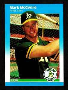 1987 FLEER UPDATE #U-76 MARK MCGWIRE - OAKLAND A'S - ST. LOUIS CARDINALS - *04 - Picture 1 of 2
