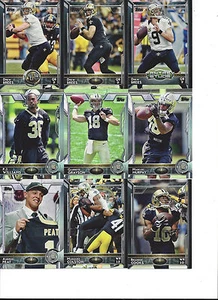 2015 Topps New Orleans Saints Team Set Drew Brees Andrus Turba Garrett Grayson 14 - Imagen 1 de 1