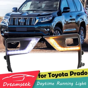 Luce di marcia diurna a LED DRL per Toyota Land Cruiser Prado 18-19 giri fendinebbia - Foto 1 di 10