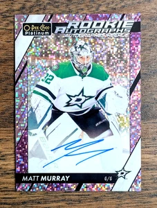Matt Murray 2023-24 O-Pee-Chee Platinum #R-MM Violet Pixels Rookie Auto 57/99 - Picture 1 of 2