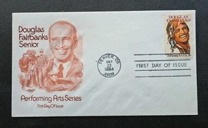 US FDC # 2088 Douglas Fairbanks Senior 1984. - Picture 1 of 6