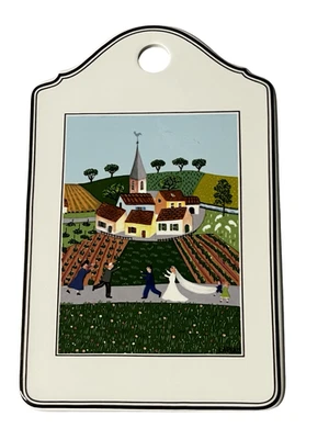 Villeroy & Boch Design Naif Porcelain Wedding Serving Cheese Board Kitchen Wall - Image 1 of 4