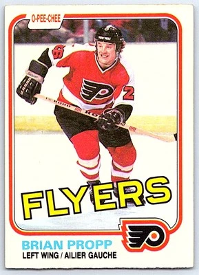 1981-82 O-Pee-Chee Brian Propp Philadelphia Flyers #246 - Image 1 of 2