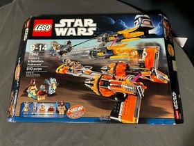 Lego Star Wars 7962 Anakin&rsquo;s & Sebulba&rsquo;s Podracers Only Empty Box