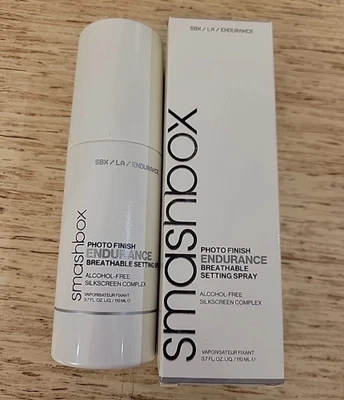 SMASHBOX PHOTO FINISH ENDURANCE BREATHABLE SETTING SPRAY 3.7 OZ ~ NEW SHIPS FAST - Image 1 of 4
