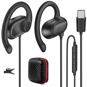 Écouteurs Ouverts USB-C Écouteurs Sport pour iPhone 16 15 Plus Galaxy S25 O... - Photo 1 sur 7