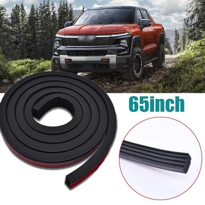 Резиновое уплотнение 165 см протектор E-типа погодные условия зачистка края водонепроницаемый EPDM черный - Изображение 1 из 4