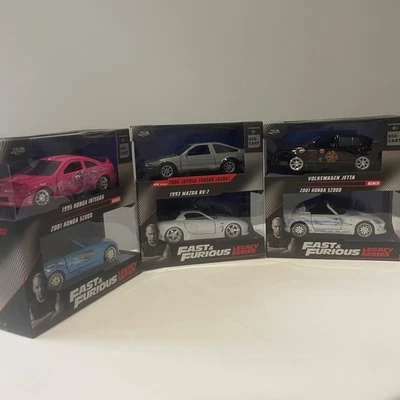 Fast & Furious Legacy Series Lot – Jada 1:32 Diecast AE86 RX-7 S2000 - Image 1 of 4