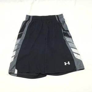 UNDER ARMOUR Active Running Gym Basketball Shorts - M Black Gray - Picture 1 of 5