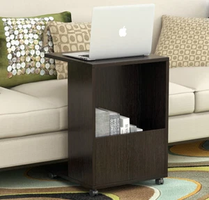 ποΈ Side Table Black w/Magazine Holder Modern AU Stock Fast Post π¦ - Picture 1 of 9