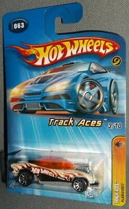 Hot Wheels 2005 #063 Track Aces #3 of 10 Flashfire White Orange Black 10SPs - Picture 1 of 2