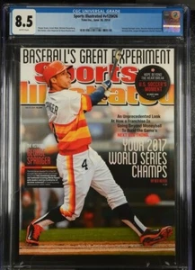 George Springer 6/30/14 Sports Illustrated Astros NEWSSTAND CGC 8.5 - Picture 1 of 2