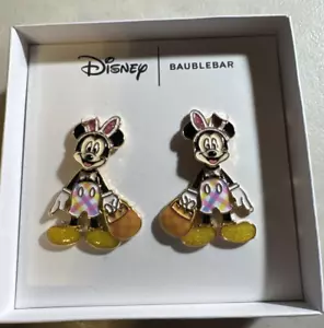 Neu Baublebar Disney Mickey Mouse Figur Osterhase Korb Ohrhänger - Bild 1 von 3
