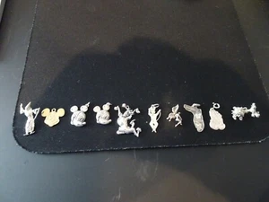 #431-STERLING MICKEY,POOLE,ELSIE COW,SCOOBY,WIZARD,10 TOTAL - Picture 1 of 16