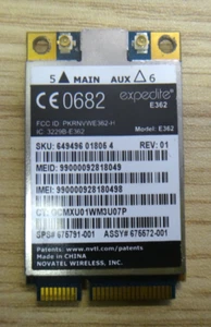 HP 4G lt 2522 VZW LTE Mobile Broadband Module 675791-001 8570W 6570B WWAN Card - Afbeelding 1 van 2