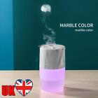 Ultrasonic Air Humidifier LED Lights Mist Maker Aroma Diffuser (Marbling)