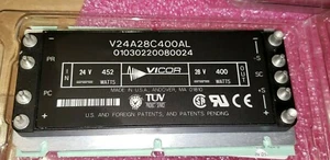 New Vicor PN# V24A28C400AL DC DC CONVERTER MODULE LONG SOLDER PIN STYLE - Picture 1 of 3