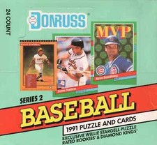 1991 Donruss Series 2 Box Break - Cards #373-600 - You Choose!  Qty Discount!