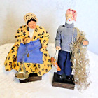 Santones Of Provence Formal Couple Cigarette Seller And Fisherman Of Fish S. Amy