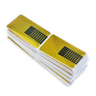 100pcs/set Square Nails Form Sticker Nail Paper Holder For UV Gel Nail Manicures