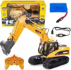 Huina RC Digger Excavator 1/14 Scale Remote Controlled Excavator 2.4G 15Ch 1535 - Picture 1 of 15