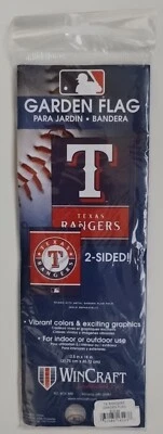 Bandera de doble cara estilo jardín Texas Rangers 12,5 pulgadas X 18 in. Por WinCraft Foto 1 de 4