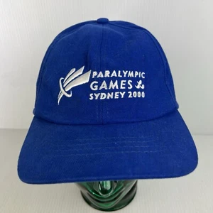 Vintage Made in Australia Sydney 2000 Paralympic Games Hat BNWT Blue/White - Picture 1 of 8
