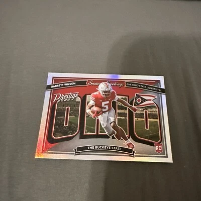 2022 Panini Prestige - Seasons Greetings #SG-7 Garrett Wilson (RC) - Image 1 of 2