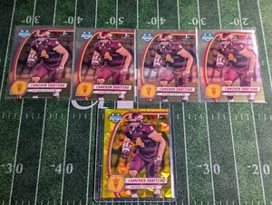 X5 Lote 2024 Bowman U Cromo Zafiro CAMERON SKATTEBO Amarillo/75 y 4 Base Cromo - Imagen 1 de 4