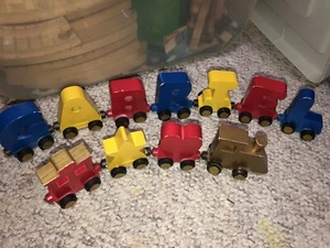 GABRIEL Holzeisenbuchstabenzugwagen PLUS 4 weitere Wagen - Bild 1 von 5