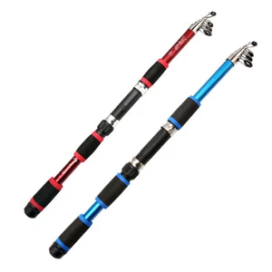 Fishing Pole Casting Spinning Fishing FRP Fiber Casting Lure Rod For Trout Carp - Photo 1/12