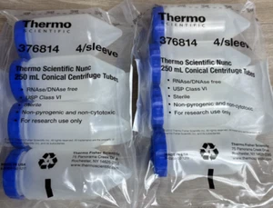 Lote de 2 tubos centrífugos boca ancha ThermoScientific 250 ml 4/manga 376814 8 - Imagen 1 de 3