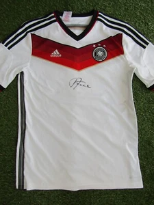 Jurgen Klinsmann Hand Signed Germany Home Football Shirt - Bayern Autograph - Picture 1 of 4
