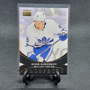 2020-21 Metal Universe EGOR KORSHKOV Skybox Premium Prospects Rookie Maple Leafs