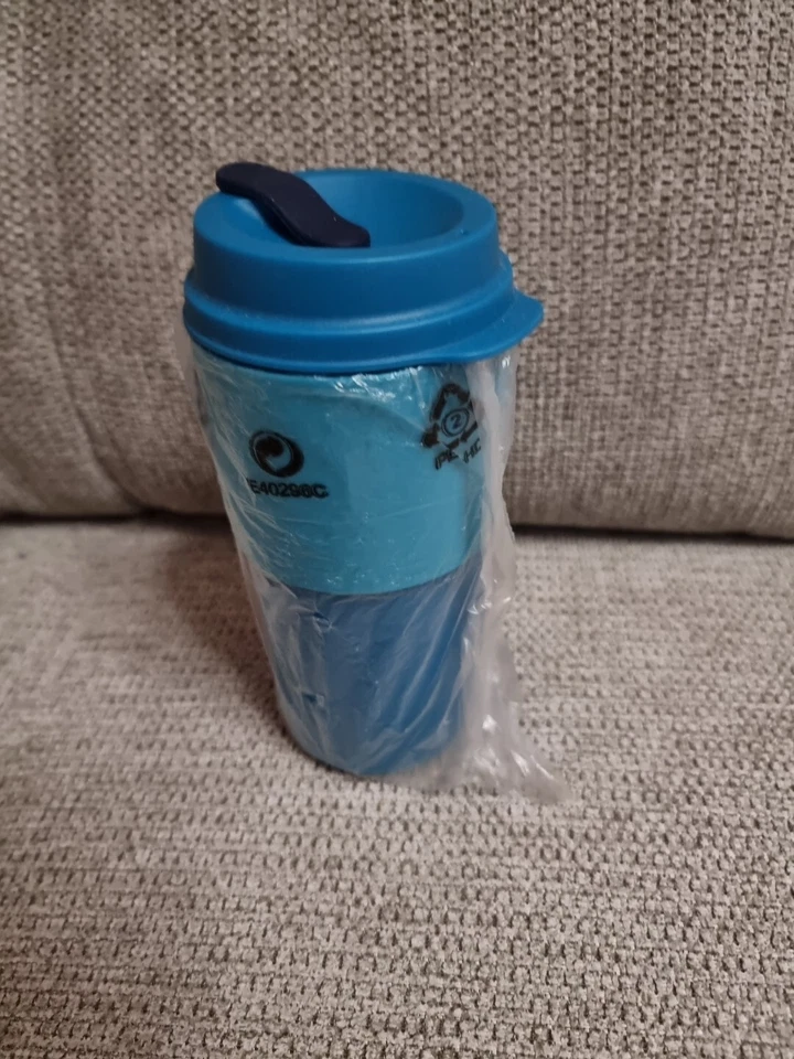 Tupperware Eco+ Kaffeebecher petrol / türkis 490 ml Coffee to Go - Bild 1 von 1