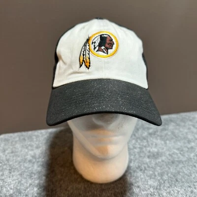 Washington Commander Hat Cap Womens Black White Adjustable Strap NFL Team - Image 1 of 4