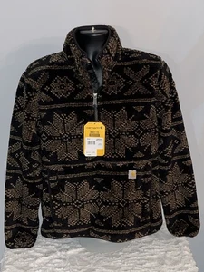 Carhartt DAMENPULLOVER LOCKERE PASSFORM LANGARM FLEECE 1/2 REISSVERSCHLUSS WÄRMSTE BEWERTUNG MED - Bild 1 von 5