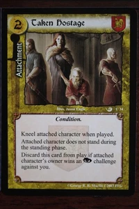 A Game of Thrones CCG - "Taken Hostage" #U 34 - Picture 1 of 1